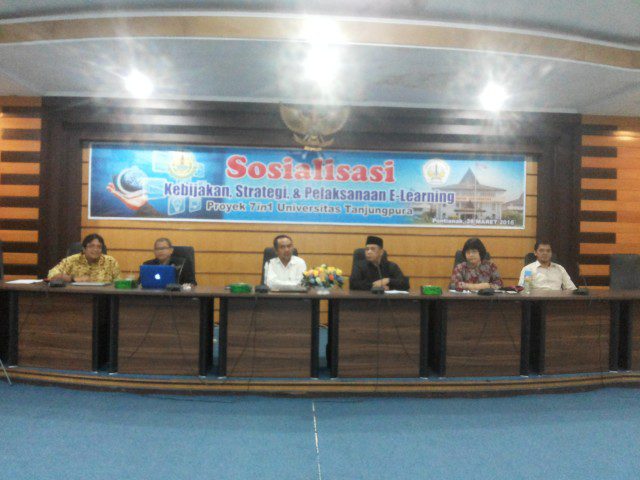 Sosialisasi Kebijakan Strategi dan Pelaksanaan E-Learning