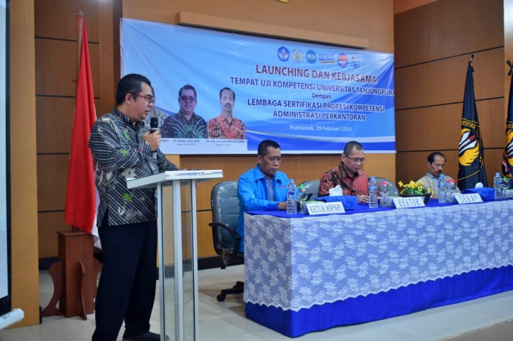 Rektor Launching dan Kerjasama TUK UNTAN
